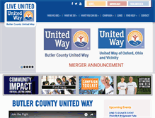 Tablet Screenshot of bc-unitedway.org